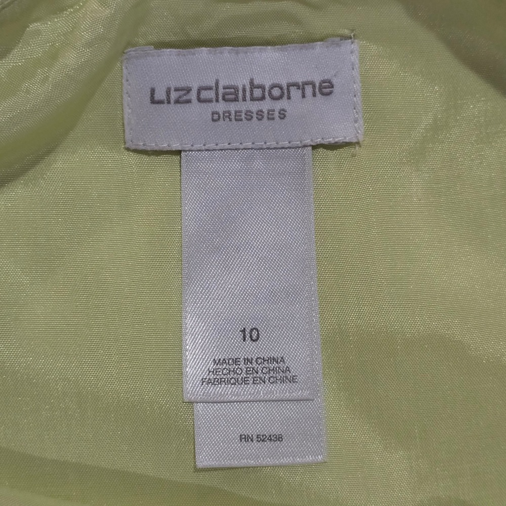 Butter‎ Yellow Linen Blend Sheath Dress Button Tab Midi Womens 10 Brunch Coastal - Picture 3 of 12